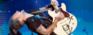 Butch Walker playing guitar live