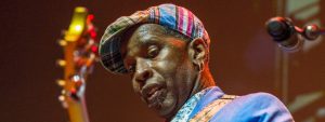 Vernon Reid playing guitar live
